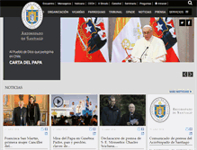 Tablet Screenshot of iglesiadesantiago.cl